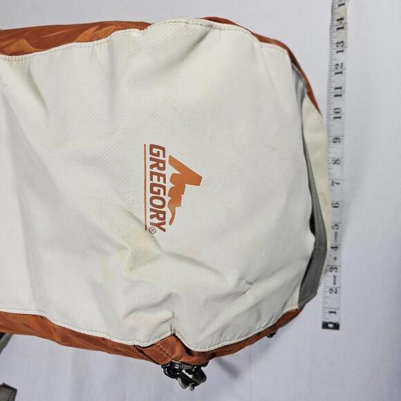 Gregory Orange And Cream Backpack Hiking Trekking Climbing Gear Bag - Picture 11 of 15